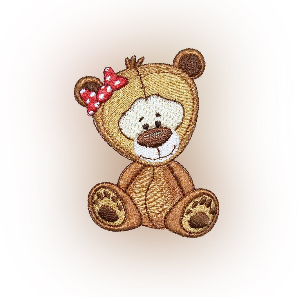 Embroidery Design ITH - Love Bear Stuffed Toy - Sweet Pea